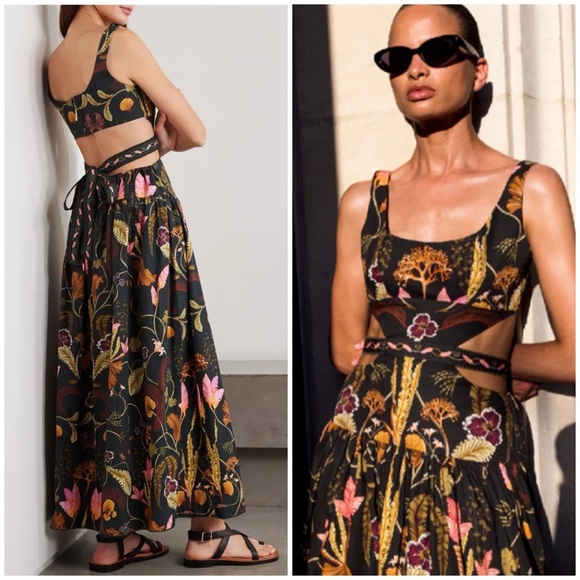 Agua by Agua Bendita Totumo Habitat Dress SZ S - Picture 2 of 12